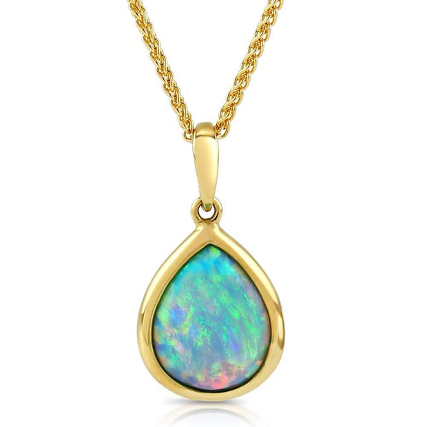 9ct Gold Opal Pendant - Paul Wright Jewellery