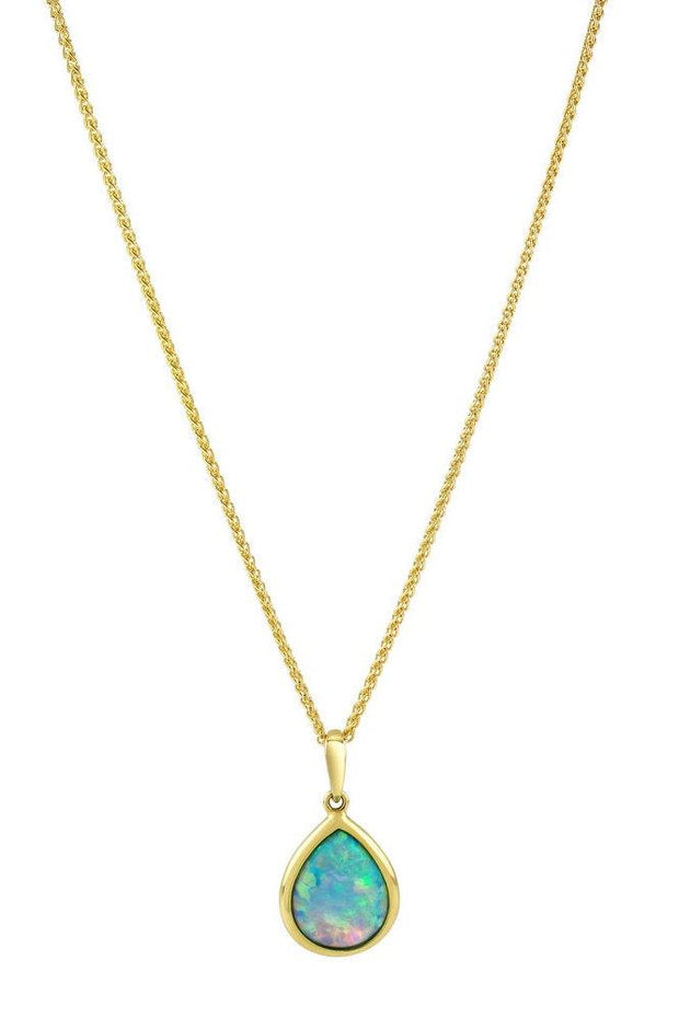 10ct Gold Opal Pendant - Paul Wright Jewellery
