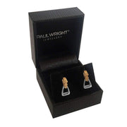 925 Silver Stirrup Earrings from our Equestrian Jewellery Collection. Ref AE-E035 - Paul Wright Jewellery