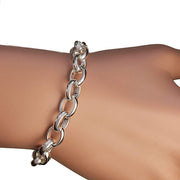 Chunky Silver Link Chain Bracelet - Paul Wright Jewellery