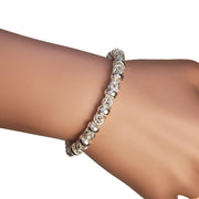 Handmade Silver Fancy Link Bracelet - Paul Wright Jewellery