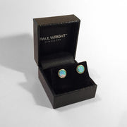 10ct Gold Opal Earrings 7mm - Paul Wright Jewellery