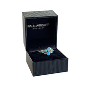 Blue Opal Bubble Ring - Paul Wright Jewellery