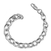Chunky Silver Link Chain Bracelet - Paul Wright Jewellery