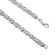 Handmade Silver Fancy Link Bracelet - Paul Wright Jewellery