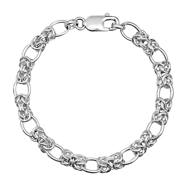 Handmade Silver Link Chain Bracelet - Paul Wright Jewellery