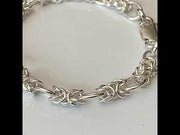 Handmade Silver Link Chain Bracelet