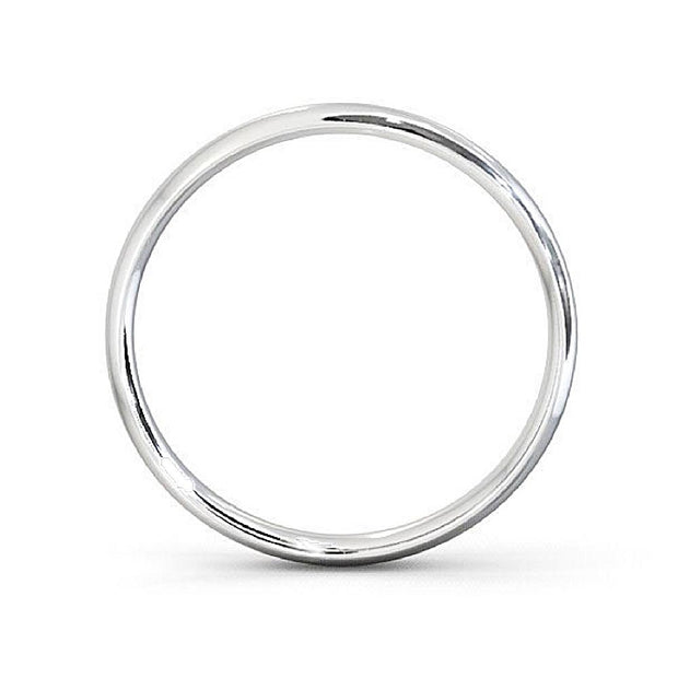 Plain Silver Promise Ring 2mm - Paul Wright Jewellery