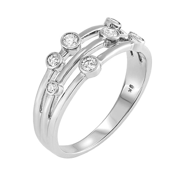 Raindance Inspired Diamond Bubble Ring 0.25ct (White) - Paul Wright Jewellery
