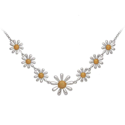 Silver Daisy Chain Necklace - Paul Wright Jewellery