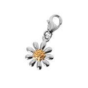 Silver Daisy Clip-on Charm - Paul Wright Jewellery