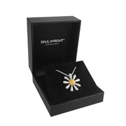 Silver Daisy Necklace 20mm - Paul Wright Jewellery