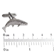Silver Fish Cufflinks - Paul Wright Jewellery