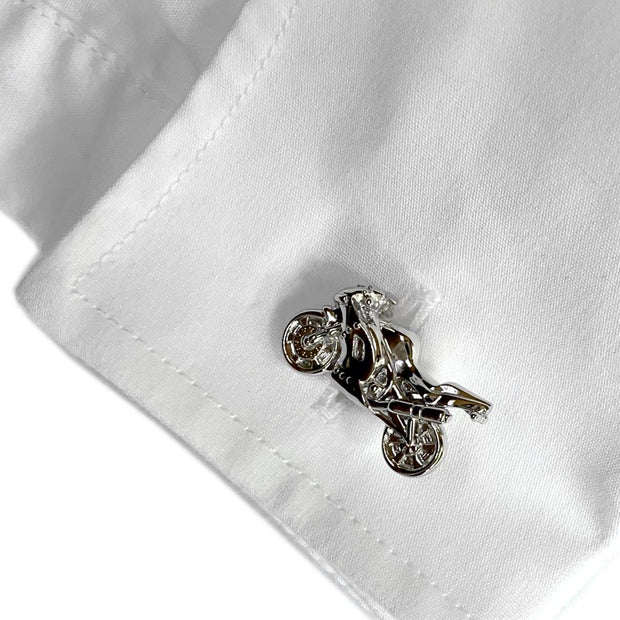 Fashion Silver Plated Music Notation Shirt Cufflinks Men Jewelry