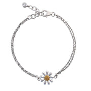 Single Silver Daisy Bracelet - Paul Wright Jewellery